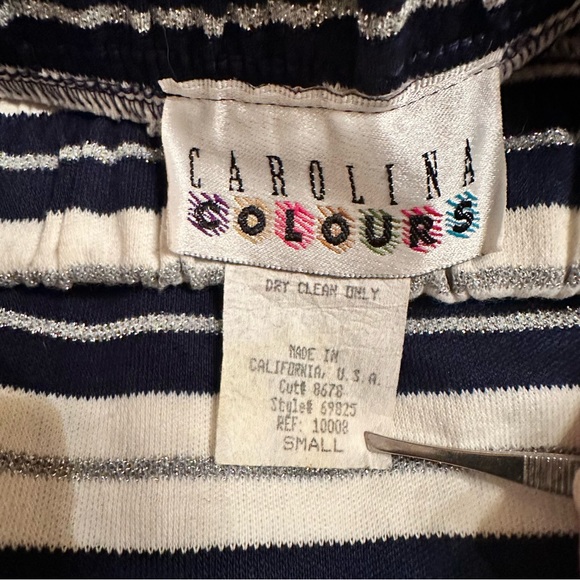 Carolina Colours miniskirt elastic waist high rise size S made in California USA - Picture 2 of 2